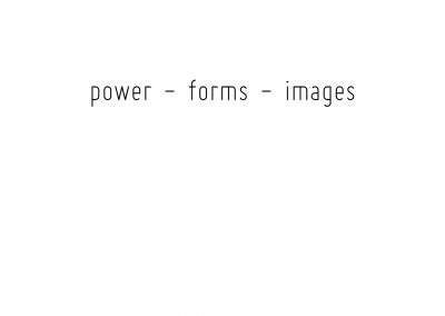 Macht – Formen – Bilder